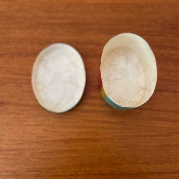 Striped capiz box - Picture 3 of 3